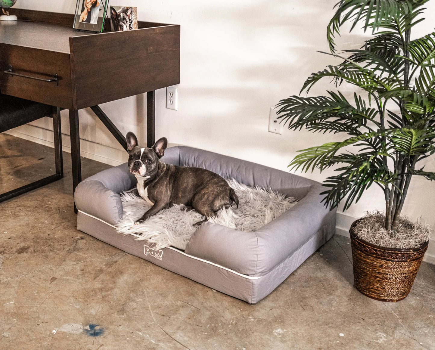 PupLounge™ Topper - Grey (Bed Not Included)