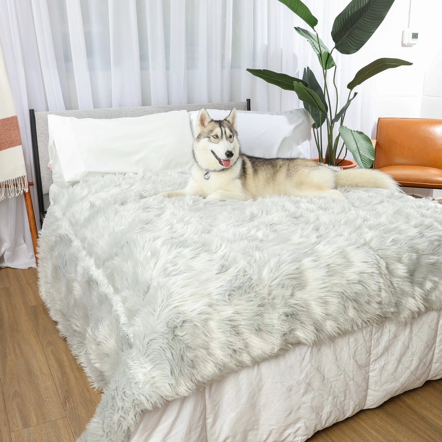 PupProtector™ Waterproof Throw Blanket - Grey
