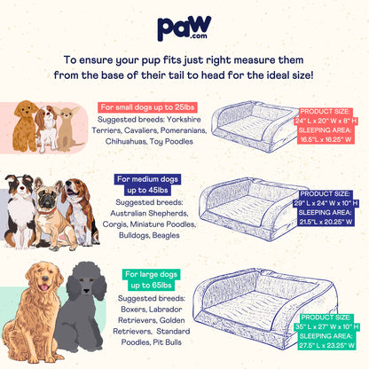 PupChill™ Cooling Bolster Dog Bed + Waterproof Blanket Bundle - Arctic Grey