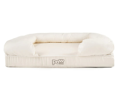 PupLounge™ Memory Foam Dog Bed Cover - White (Bed Not Included)
